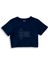 I/rconıc Crop Tişört - Lacivert 1