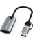 2in1 Usb/type-C To HDMI Video Capture 30Hz Video Kayıt Ekran Aktarma Video Çevirici 1