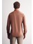 Vizon Düğmeli Yaka Örme Uzun Kol Performans Ürün Slim Fit Esnek Gömlek 1004255270 5