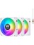 <![cdata[thermaltake CT120 Ex Beyaz Reverse CL-F194-PL12SW-A Argb Manyetik Modüler Fan Kiti 3-Lü Paket]]> 1
