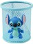Stitch Figürlü Masa Üstü Metal Yuvarlak Model Kalemlik Mavi AD75751 2