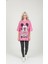 Kadın Eskitme Pembe Mickey Baskılı Oversize Tişört | %100 Pamuk– Rahat Kesim 1