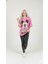 Kadın Eskitme Pembe Mickey Baskılı Oversize Tişört | %100 Pamuk– Rahat Kesim 2