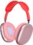 Spıa P9 Hi-Fi Ses Kalitesi Ayarlanabilir ve Katlanabilir Kulak Üstü Bluetooth Kulaklık-Kırmızı 1