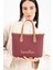 Benetton Kadın Kol Çantası Bordo - Camel BNT1654 2