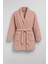 Kadın Yumuşak Kadife Dokulu Pudra Sabahlık 1