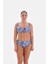 Destekli Büyük Beden Çiçek Desenli Bikini Takımı 1