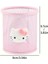 Hello Kitty Figürlü Masa Üstü Metal Yuvarlak Model Kalemlik 3
