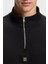 Pamuklu Regular Fit Yarım Fermuarlı Dik Yaka Sweat Erkek Sweat 50546402 001 4