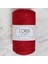 Loren Polyester Soft Macrame Koyu Kırmızı El Örgü Ipi - LM020 - 34433 1