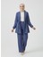 Kol Apolet Bel Tünel Pantolonlu Takım-Mavi 1