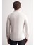 Beyaz Smart Düğmeli Yaka Uzun Kol Cepsiz Slim Fit Casual Gömlek 1004255169 5