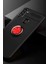 Samsung Galaxy A11 Kılıf Range Yüzüklü Silikon - Siyah-Kırmızı (K95) 2