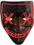 Hallowen Parti Maskesi Neon LED Işıklı Maske 3 Modlu Cadılar Bayramı Maskesi 3