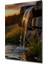 Günbatımında Şelale Yağlı Boya Görünümlü Ahşap Dekoratif Tablo Dikdörtgen Tablo 3