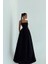 Siyah Lidia Uzun Abiye Elbise ATE-3006 3