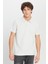 %100 Pamuk Slim Fit Dar Kesim Polo Yaka Jakarlı Triko Tişört 1