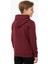 Erkek Çocuk Bordo Kapüşonlu Cepli 3 Iplik Sweatshirt BGL-ST05002 2