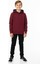 Erkek Çocuk Bordo Kapüşonlu Cepli 3 Iplik Sweatshirt BGL-ST05002 3