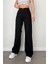 Kadın Geniş Paça Süper Yüksek Bel Likralı Palazzo Jeans Modern Stil 7