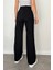 Kadın Geniş Paça Süper Yüksek Bel Likralı Palazzo Jeans Modern Stil 8