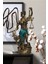 Dekoratif Obje Heykel Biblo Adalet Terazisi Heykeli Themis 20 cm Antik Gold 2