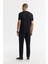 Erkek Siyah Bisiklet Yaka Jakarlı Elastan Regular Fit T-Shirt A51Y1035 11