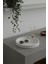 Dekoratif Yuvarlak Beton Boncuklu Zen Tepsi & Sunum Tabağı | Minimalist Başucu Takı Standı 2