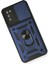 Samsung Galaxy A03S Kılıf Pars Lens Yüzüklü Silikon - Lacivert - FKU6249-9169 3