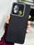 Redmi 12C Uyumlu Siyah Alcantara Tasarımlı Silikon Kılıf 2