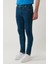 Erkek Mavi Taş Yıkamalı Esnek Berlin Slim Fit Jean Pantolon B003526 11