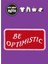 Ütü ile Yapışan Yama 7068 Be Optimistic 1