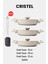 Cristel 7 Parça Sahan Seti Mat Krem 3