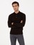 Erkek Kahverengi Regular Fit Basic Kazak 50318855-VR029 1
