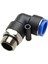 1/8 - 10 mm Pnömatik Dirsek Bağlantı 5