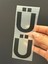 2 Li 5x4 cm Ütü Ile Yapışan Ü Harfi Arma Transfer Baskı 1
