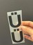 2 Li 5x4 cm Ütü Ile Yapışan Ü Harfi Arma Transfer Baskı 2