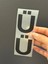 2 Li 5x4 cm Ütü Ile Yapışan Ü Harfi Arma Transfer Baskı 3