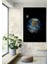 Evrenin Gızemlı Güzelliği Ahşap Dekoratif Tablo Yağlı Boya Görünümlü Sanat Eseri Dikdörtgen Tablo 1