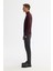 Erkek Bordo Yarım Balıkçı Yaka Dokulu Basic Kazak E005108 8