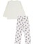 10-13 Yaş Pijama Takımı - Ekru 11-12 Yaş 1