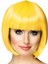 Sarı Renk Parti Peruğu Kısa Küt Saç (K95) 1