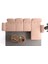 Aries Yataklı Sandıklı Piyonlu Köşe Takımı Pembe Sağ Köşe 7