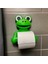Kurbağa Şekilli Tuvalet Kağıdı Tutucu – Dekoratif 3D Baskı Banyo Aksesuarı – Sevimli Tasarım 6