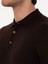 Erkek Kahverengi Regular Fit Yün Karışımlı Polo Yaka Basic Triko Kazak 50318855-VR029 7