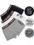 Erkek Çocuk Dinazor Baskılı İkili Boxer Set 128279 Gri-Lacivert 2