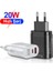 Uslion 20W USB Qc3.0 Şarj Pd3.0 Hızlı Şarj Aleti Şarj BAŞLIK-(5775) - ?27?85E7-8G8727 2