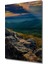 Muhteşem Gün Batımı Kayalıkları Yağlı Boya Görünümlü Ahşap Dekoratif Tablo Dikdörtgen Tablo 3