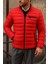 Erkek Kışlık Slim Fit Günlük Kırmızı Şişme Mont 1