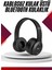 Bluetooth Kablosuz Kulaklık Siyah Wireless 5.0 Kulak Üstü Uzun Pil Ömrü 1